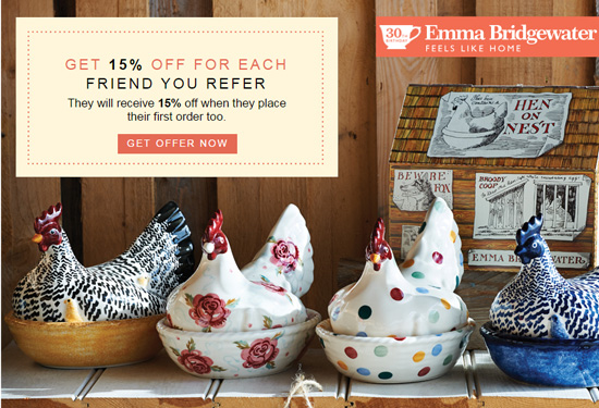 Emma Bridgewater Refer a Friend