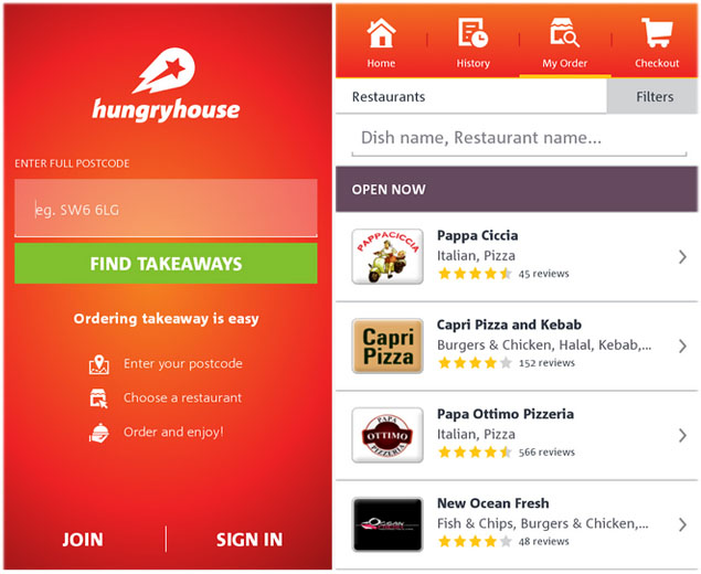 Hungry House App