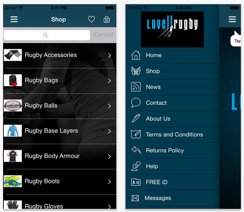 Lovell Rugby Mobile App