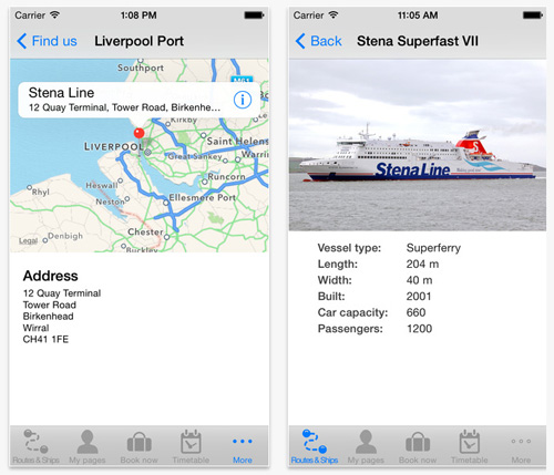 Stena Line Mobile App